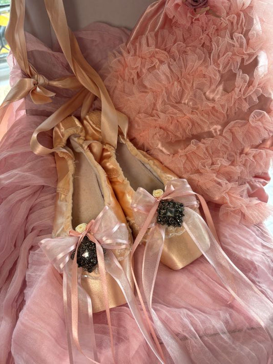 Vintage Decorative Ballet Pointe Shoes
