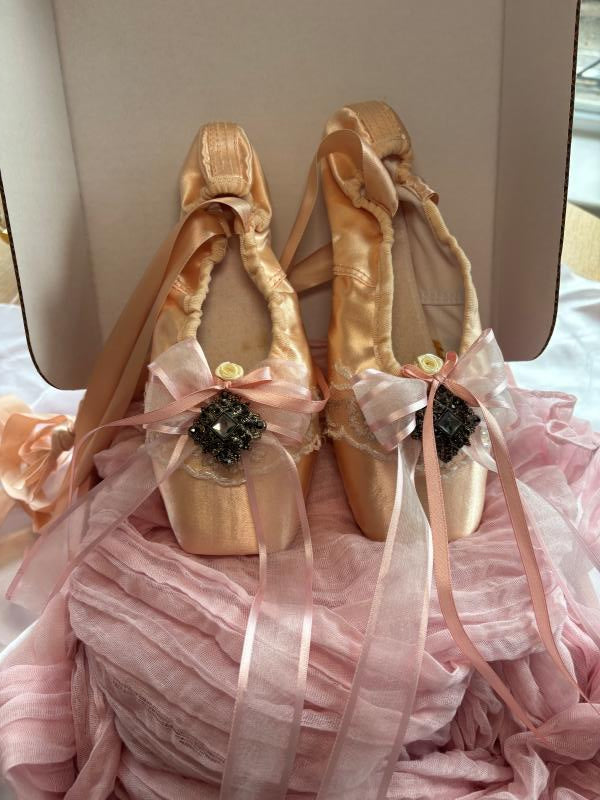 Vintage Decorative Ballet Pointe Shoes