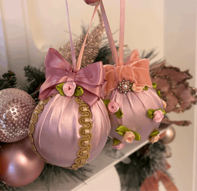 Pink Christmas Tree Ornaments