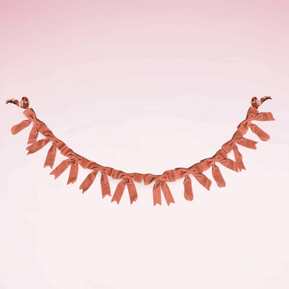 Christmas Velvet Bow Garland