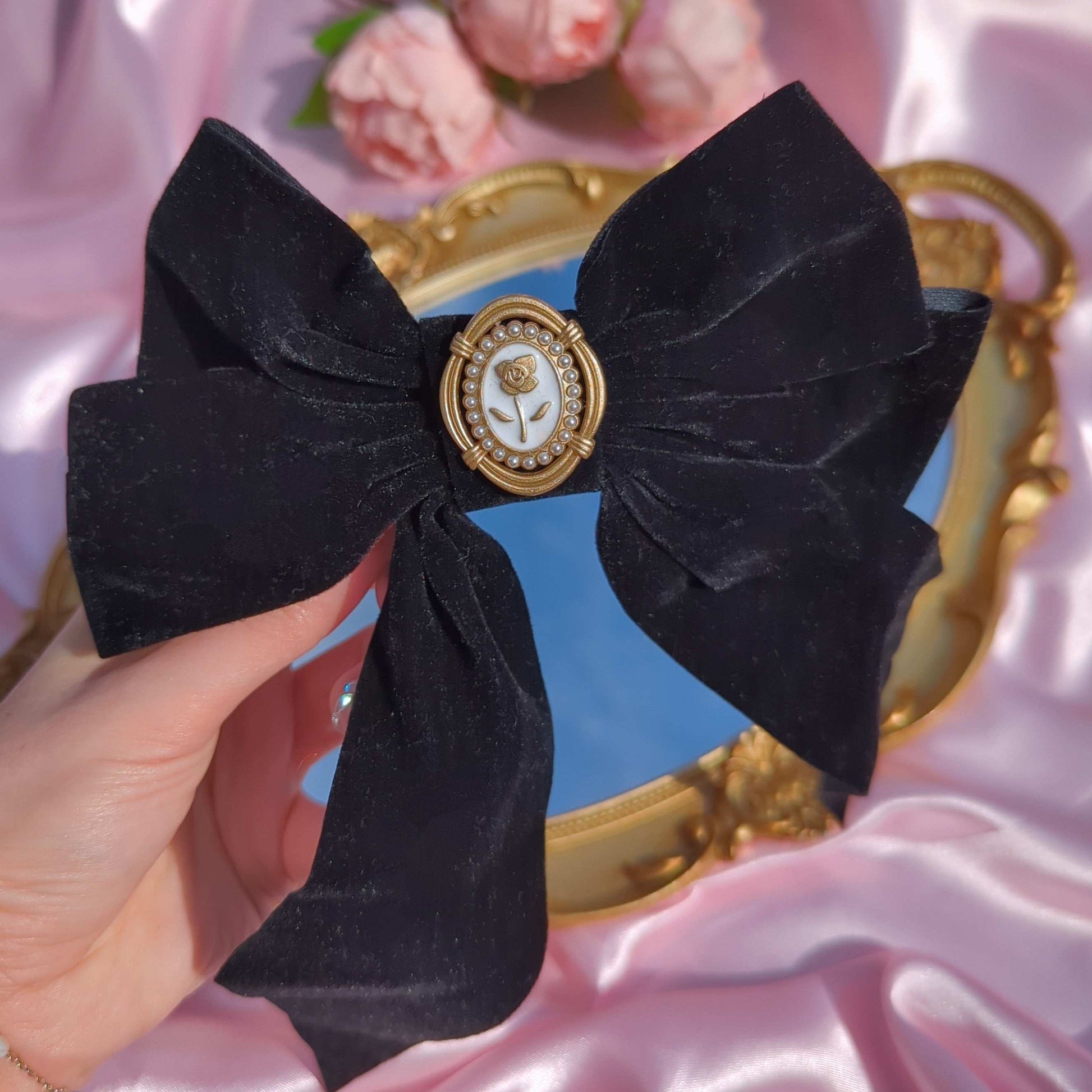 Velvet Bow Hair Ribbon