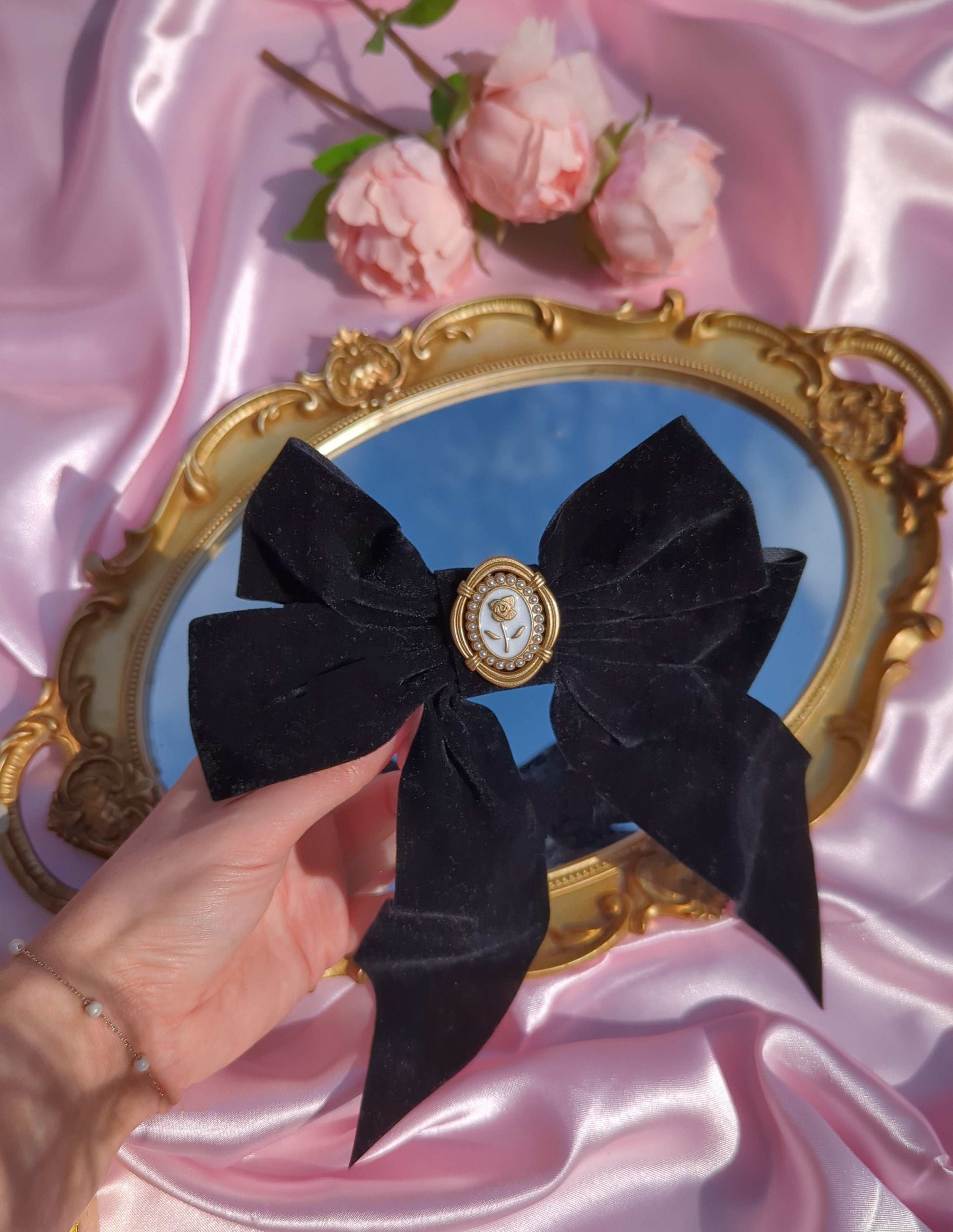 Velvet Bow Hair Ribbon
