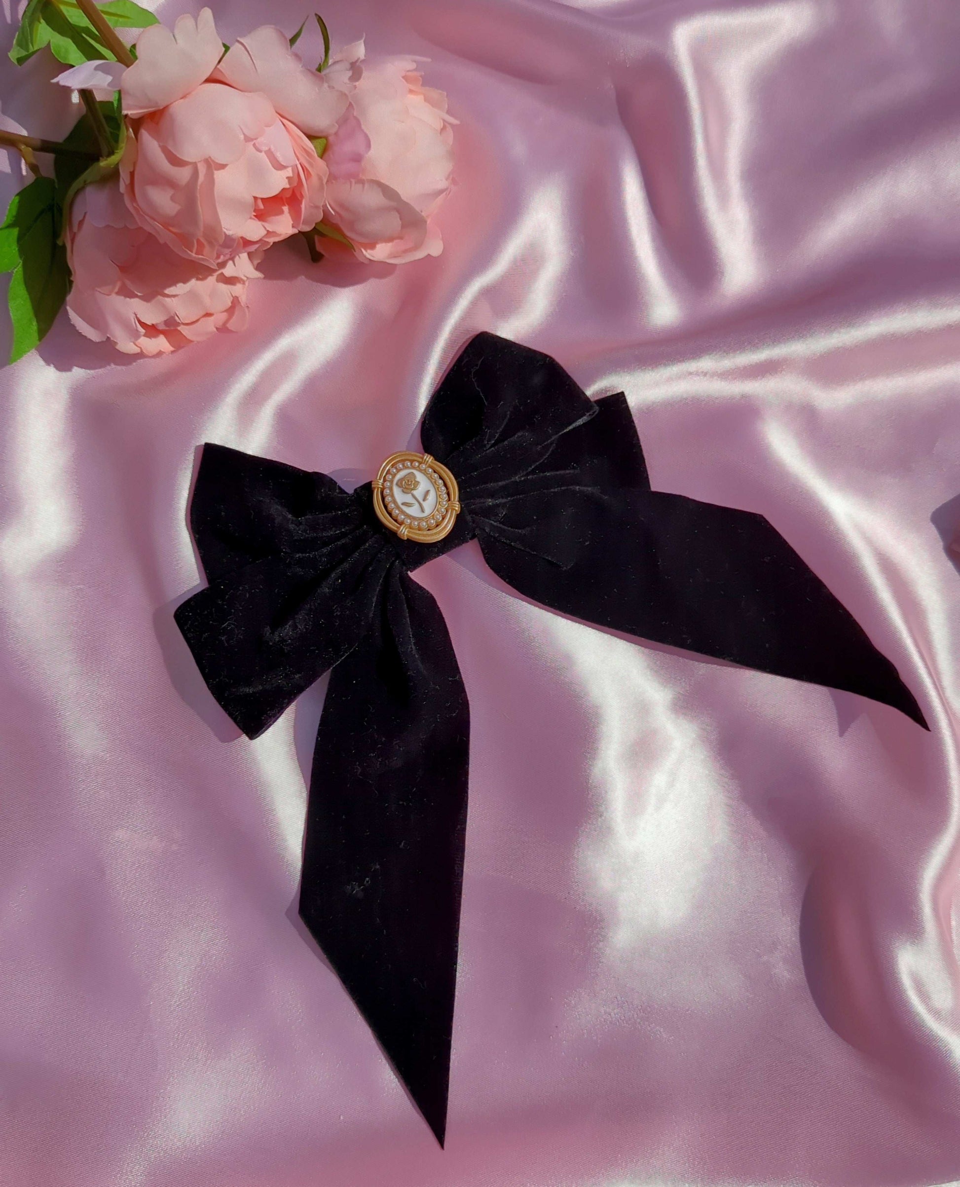 Velvet Bow Hair Ribbon