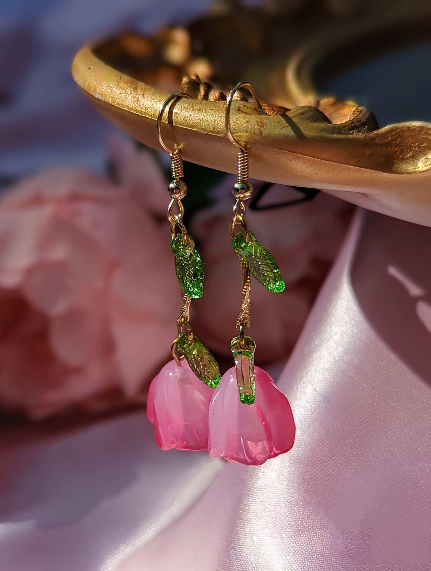 Enchanted Rose Earrings
