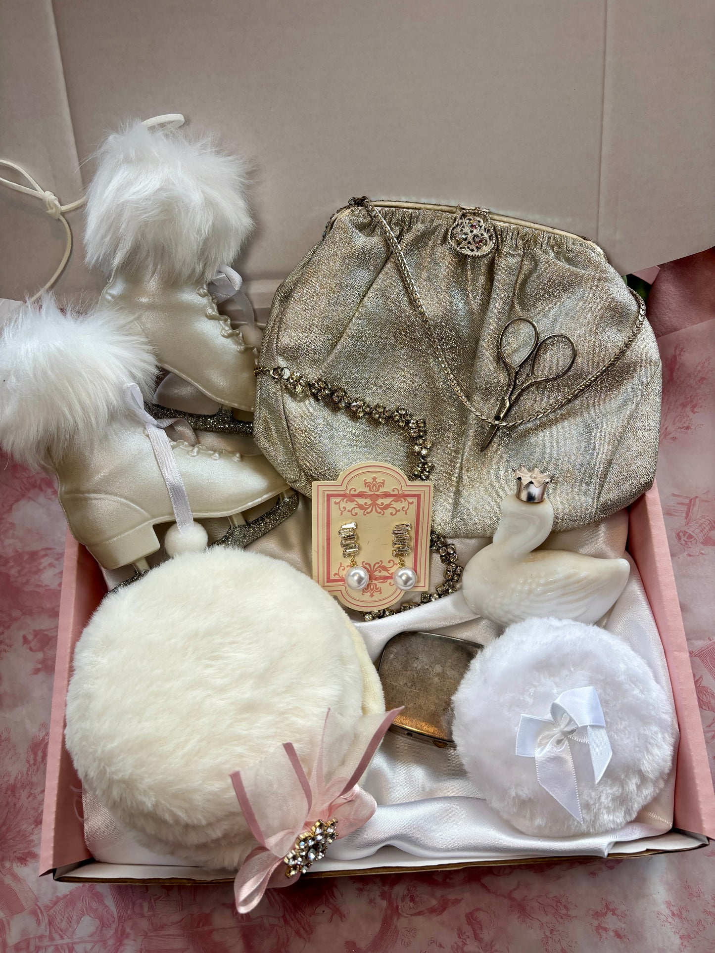 Vintage Christmas Gift Box- Swan Lake Bundle