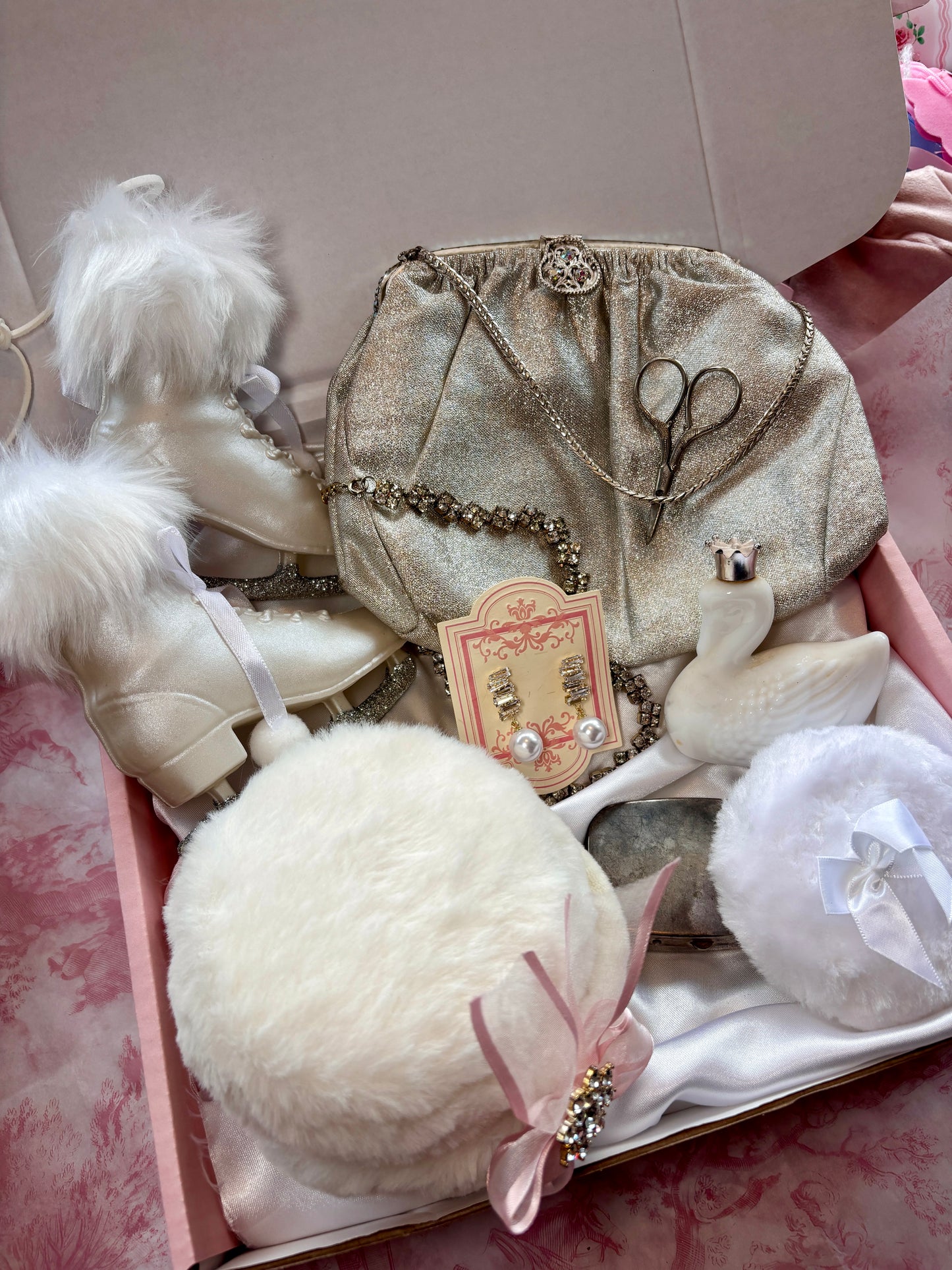 Vintage Christmas Gift Box- Swan Lake Bundle