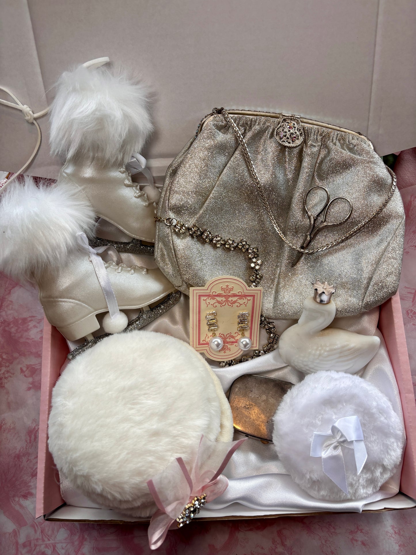 Vintage Christmas Gift Box- Swan Lake Bundle