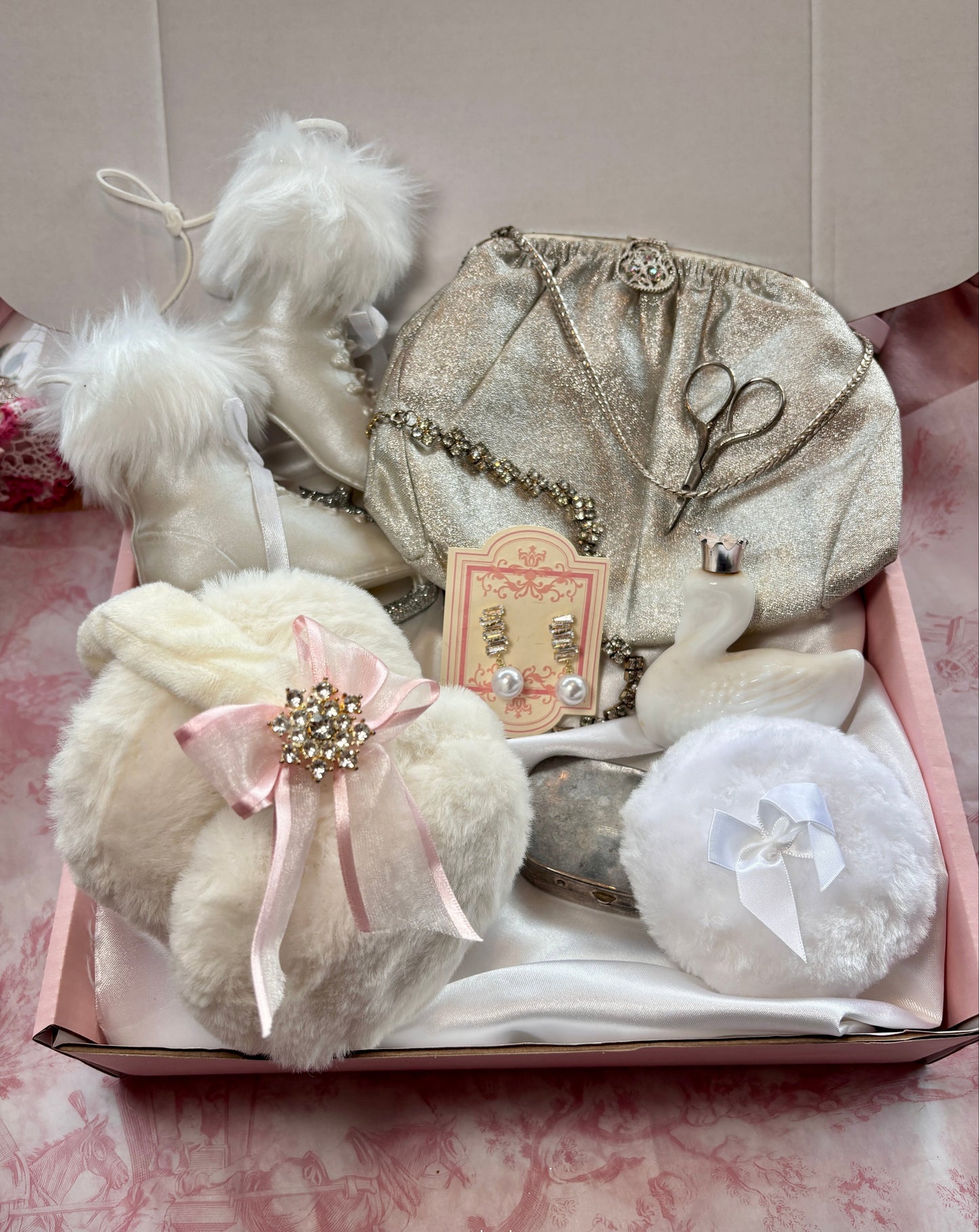 Vintage Christmas Gift Box- Swan Lake Bundle