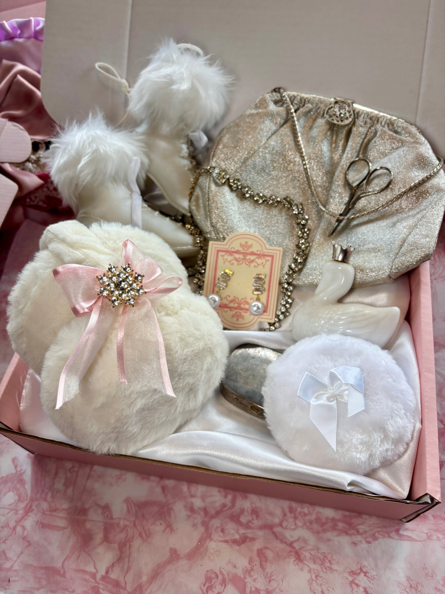 Vintage Christmas Gift Box- Swan Lake Bundle