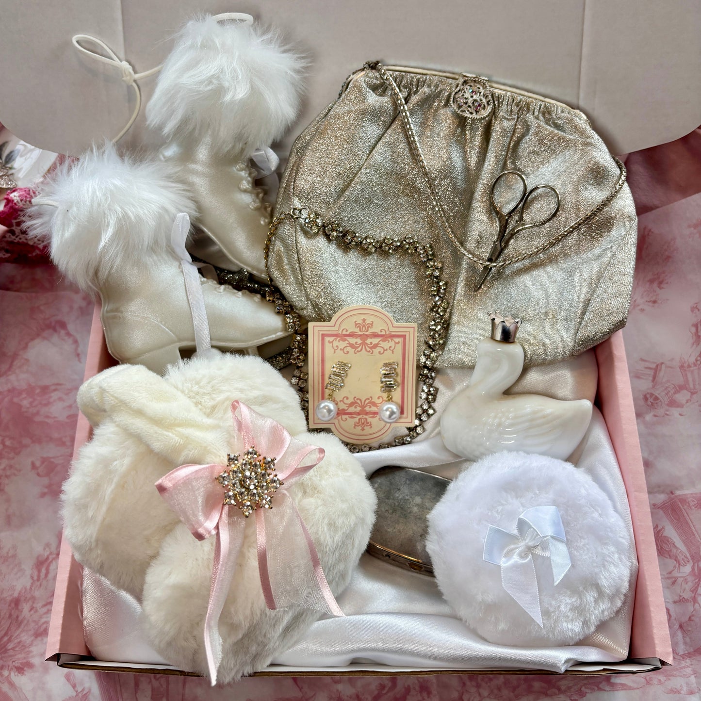 Vintage Christmas Gift Box- Swan Lake Bundle
