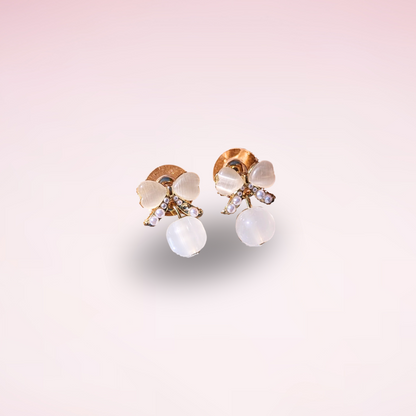 Bow Pearl Earrings