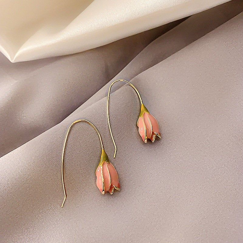 Tulip Enamel Earrings