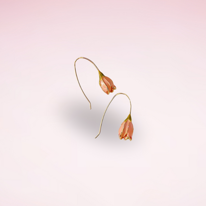 Tulip Enamel Earrings